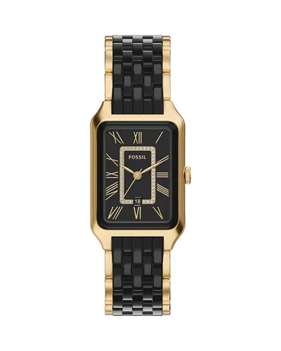 Fossil Raquel Watch, 26mm X 40mm In Black