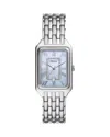 Fossil Women's Raquel Three-hand Date Stainless Steel Watch, 26mm In Blue/silver