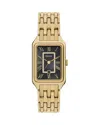 Fossil Women's Raquel Three-hand Date Gold-tone Stainless Steel Watch, 26mm In Gold