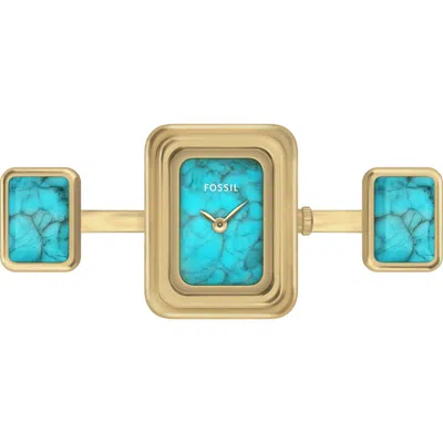 FOSSIL FOSSIL RAQUEL WATCH RING, 14MM X 18MM