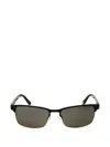 Fossil Rectangle-frame Sunglasses In Gray