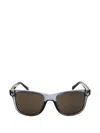 Fossil Rectangle-frame Sunglasses In Gray