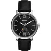 Fossil Rhett Leather Strap Multifunction Watch, 43mm In Silver