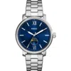Fossil Rhett Moon Phrase Bracelet Watch, 43mm In Silver