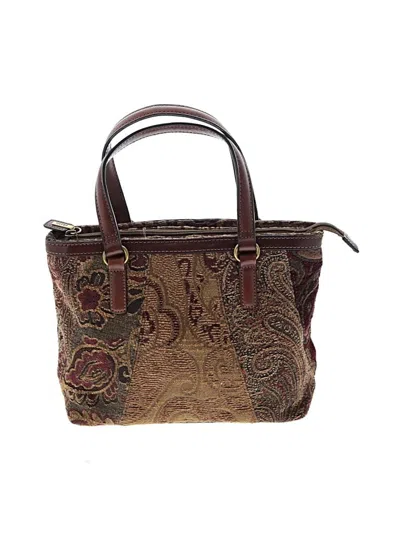 Pre-owned Fossil Satchel In Brown