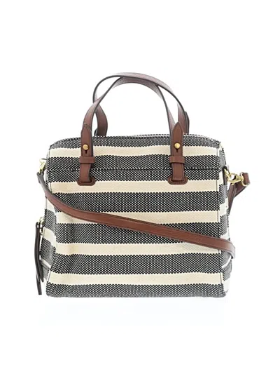 Pre-owned Fossil Satchel In Gray