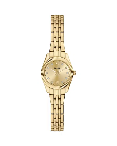 Fossil Scarlette Mini Watch, 20mm In Transparent