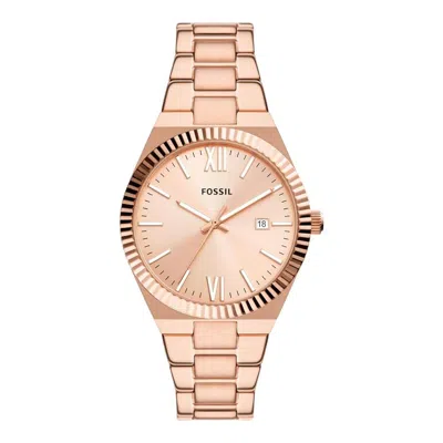 Fossil Scarlette Rose Gold-tone Ladies Watch