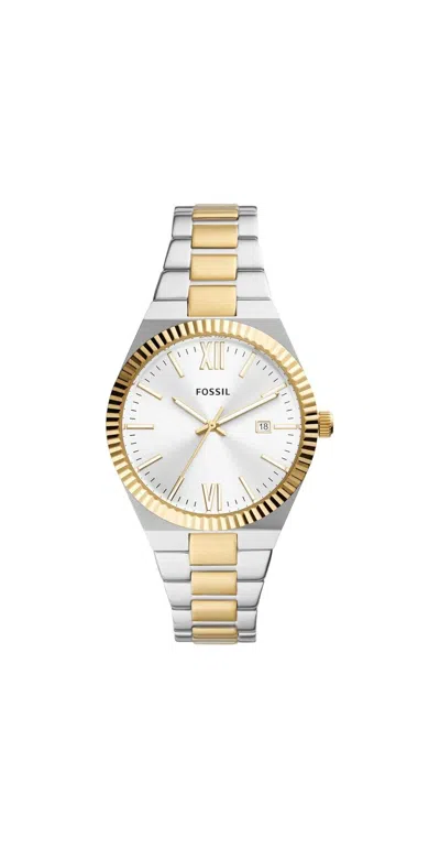 Fossil Scarlette Two-tone Ladies Watch In Metallic