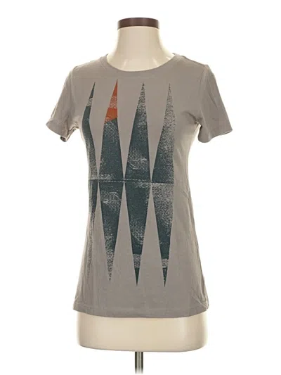 Pre-owned Fossil Short Sleeve T-shirt In Gray