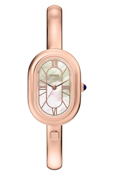 Fossil Sloan Oval-face 25mm Watch In Neutral