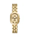 Fossil Women's Sloan Three-hand Gold-tone Stainless Steel Watch, 24mm In Gold