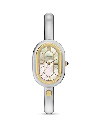 Fossil Sloan Watch, 25mm X 36mm In Silver