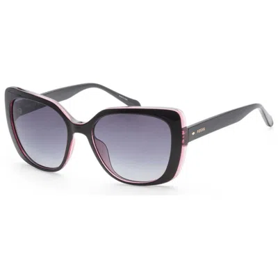 FOSSIL FOSSIL SMOKE GRADIENT BUTTERFLY LADIES SUNGLASSES FOS3143S 0807/9O 55