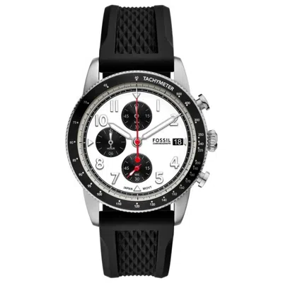 Fossil Sport Tourer Chronograph 42mm Watch In Black