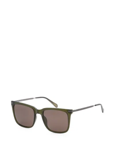 Fossil 스퀘어 프레임 선글라스 In Green