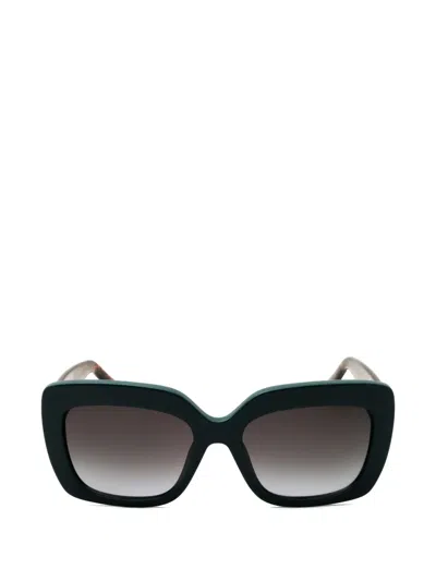 Fossil Square-frame Sunglasses In Green