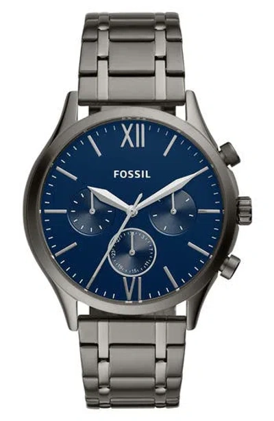 Fossil Stainless Steel Bracelet Watch, 44mm
