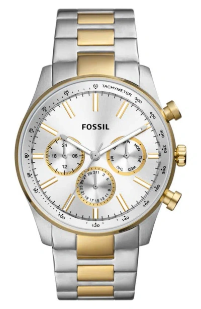 Fossil Sullivan Bracelet Watch, 44mm In Silver