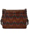 Fossil Taryn Coated Fabric Crossbody Bag In Harlow Multi Print