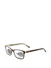 Fossil Tortoiseshell-effect Rectangle-frame Glasses In Multi