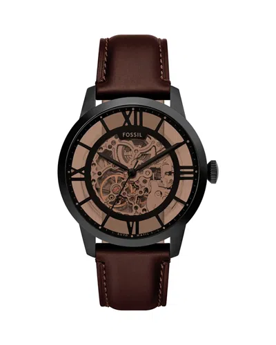Fossil Townsman Watch, 44mm In Brown