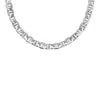 Fossil Unisex Heritage Anchor Chains Stainless Steel Chain Necklace In Silver