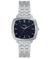Fossil Unisex Nick Jonas X Machine Luxe Aventurine Silver-tone Stainless Steel Watch, 37mm In Metallic