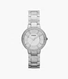 Fossil Mod. Virginia In Silver