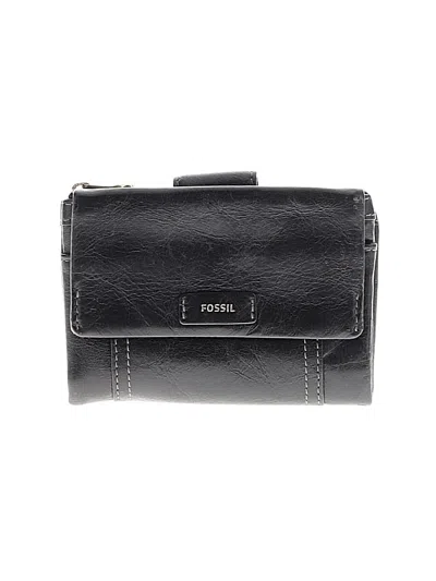 Pre-owned Fossil Wallet In Black
