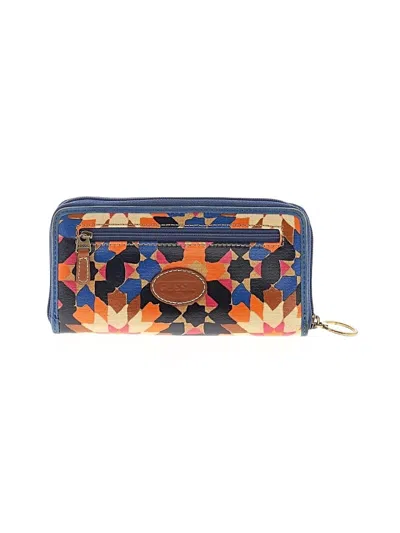 Pre-owned Fossil Wallet In Blue