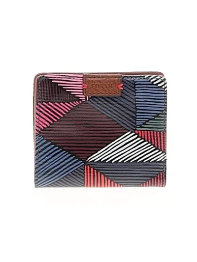 Pre-owned Fossil Wallet In Blue