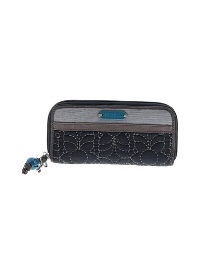 Pre-owned Fossil Wallet In Blue