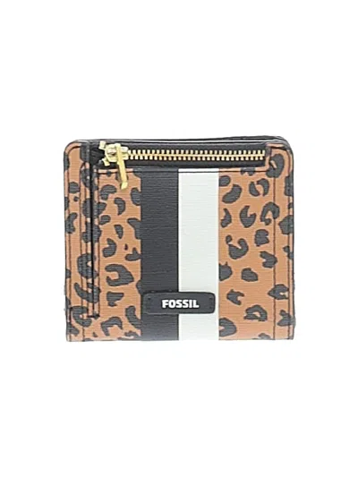 Pre-owned Fossil Wallet In Brown