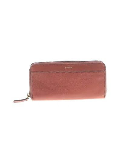 Pre-owned Fossil Wallet In Brown