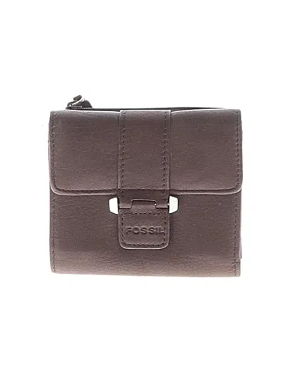 Pre-owned Fossil Wallet In Brown