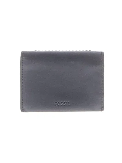 Pre-owned Fossil Wallet In Gray