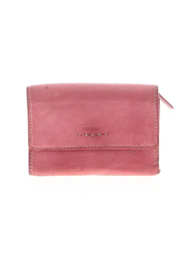 Pre-owned Fossil Wallet In Pink