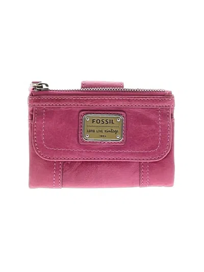 Pre-owned Fossil Wallet In Pink