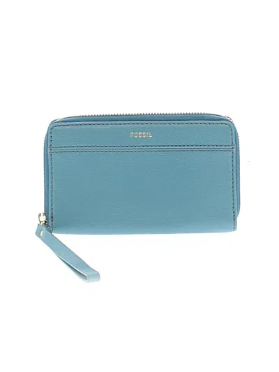 Pre-owned Fossil Wallet In Teal