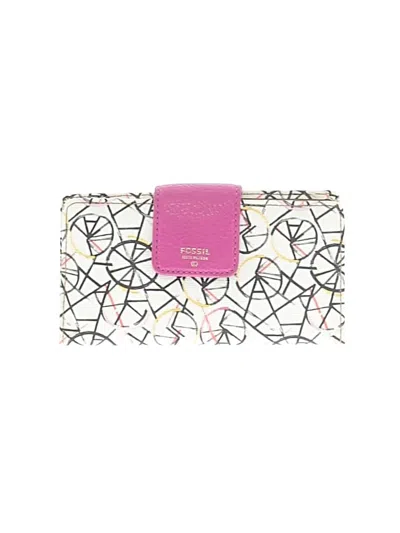 Pre-owned Fossil Wallet In White