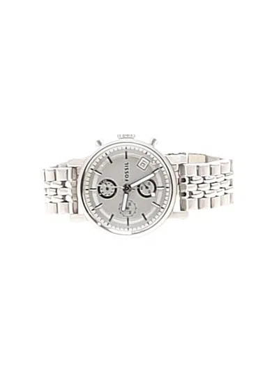 Pre-owned Fossil Watch In Silver