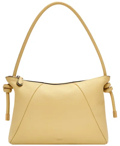 Fossil Willa Leather Medium Shoulder Bag In Daze