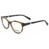 Fossil Women's 51 Mm Eyeglasses In Transparent