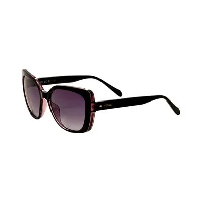 Fossil Women's 55mm Black Sunglasses