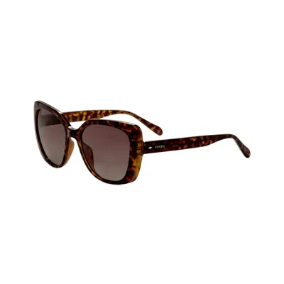 Fossil Women's 55mm Brown Sunglasses