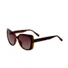 Fossil Women's 55mm Brown Sunglasses In Brown