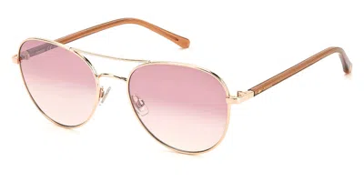 Fossil Women's 55mm Red Gold Sunglasses