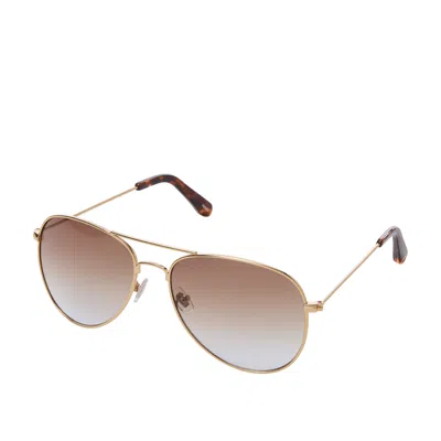 Fossil Women's Aviator Sunglasses In Brown