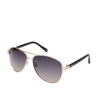 Fossil Women's Aviator Sunglasses In Gold
